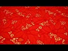 সুন্দর পাতা guipure সূচিকর্ম tulle লেইস ফ্যাব্রিক