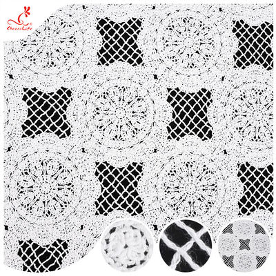 স্লেভবিহীন দাড়ি ব্লাউজ জ্যাকার্ড ফাঁকা সূচিকর্মযুক্ত ব্লাউজ নৈমিত্তিক মহিলাদের পোশাক দাড়ি কাপড়